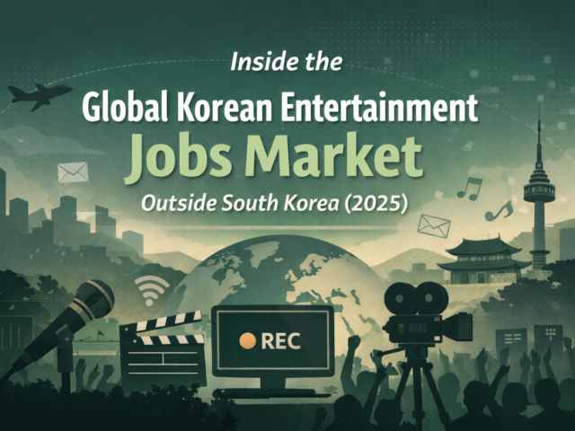 Inside the Global Korean Entertainment Jobs Market Outside South  Korea (2025)